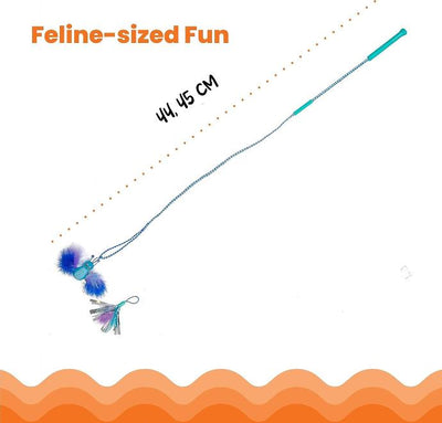 Catstages Catstages Juguete Varita Cola Air Prey Para Gato