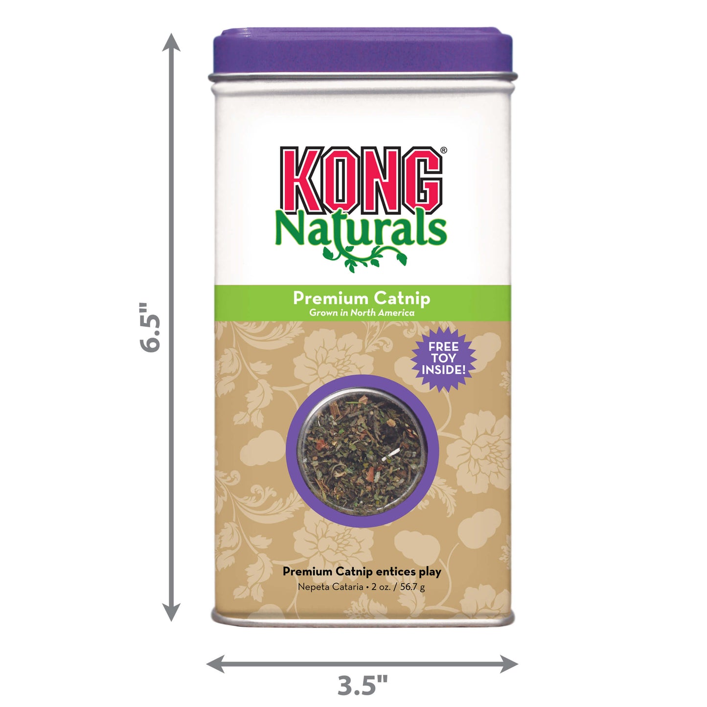 Kong Catnip Natural En Hojas 2 Oz Kong
