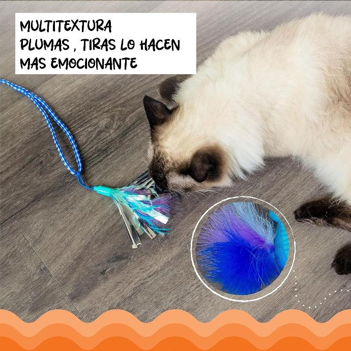 Catstages Catstages Juguete Varita Cola Air Prey Para Gato
