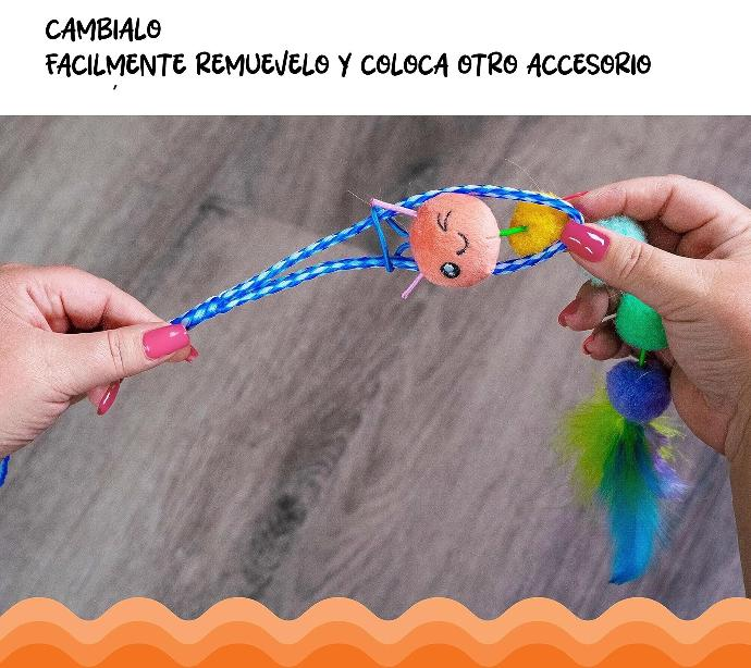 Catstages Catstages Juguete Varita Cola Ground Prey Para Gato