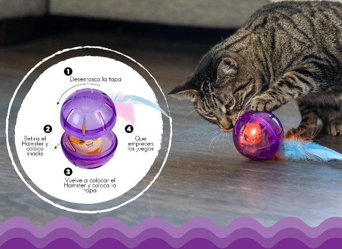 Catstages Catstages Bola Hamster Mental Para Gato