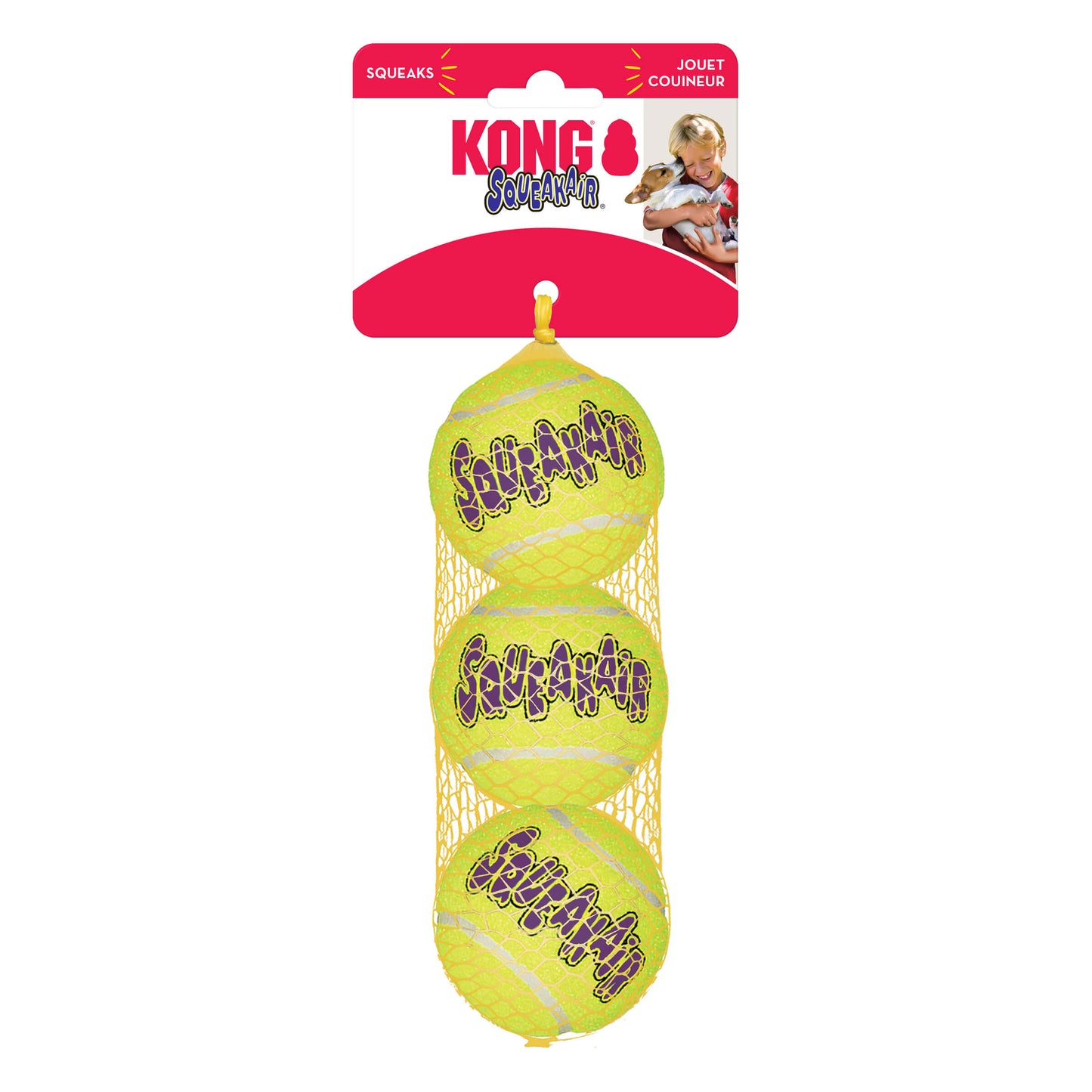 Kong Pelotas Kong Squeak Air Medium X3