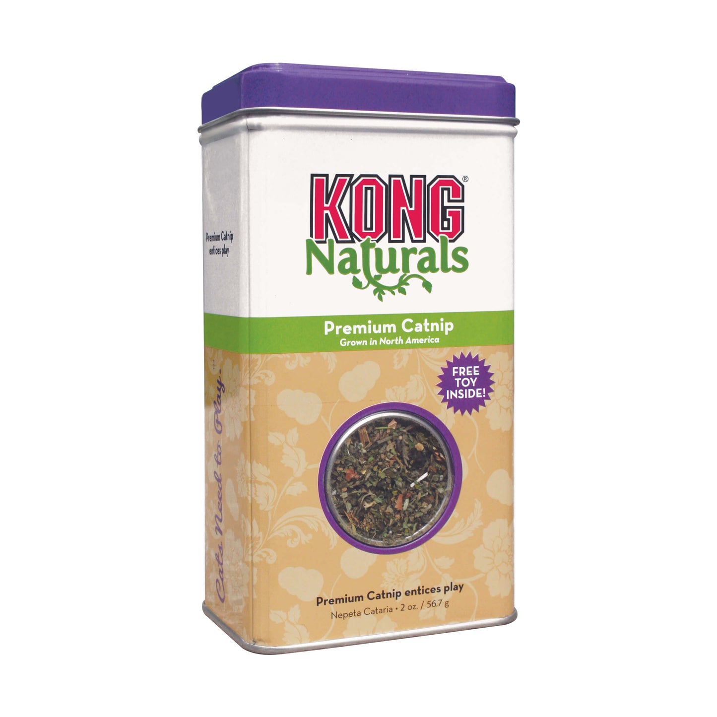 Kong Catnip Natural En Hojas 2 Oz Kong