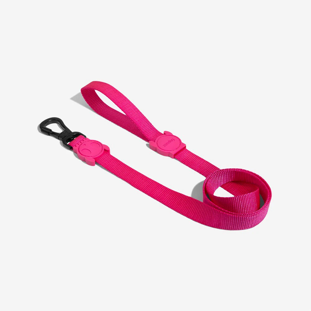Zeedog Set Arnés + Correa Led Rosa