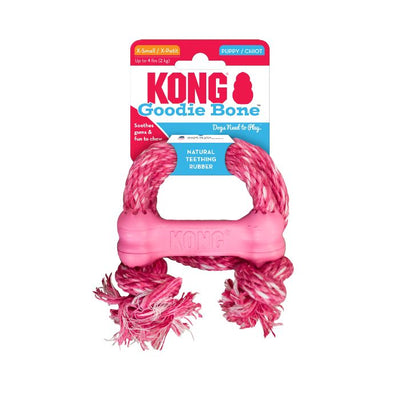 Kong Hueso Kong Puppy Con Cuerda X-Small
